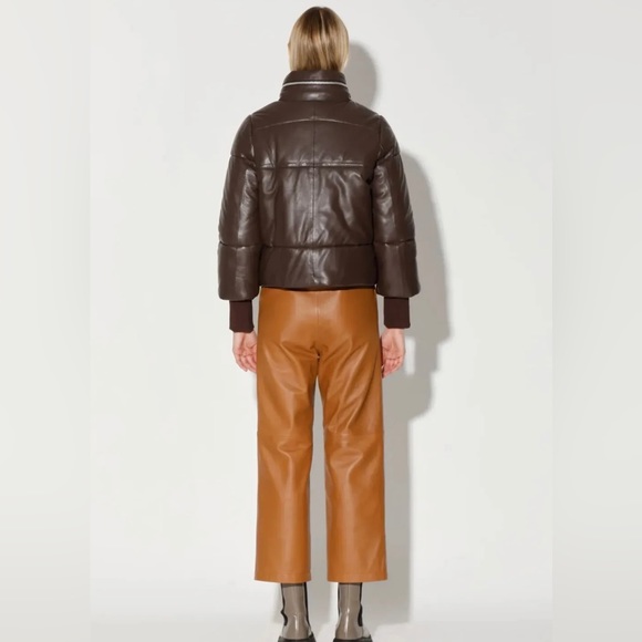 LIKE NEW! WALTER BAKER Edwina Jacket. 100% Lambskin Leather. Retails $750 - Picture 2 of 16